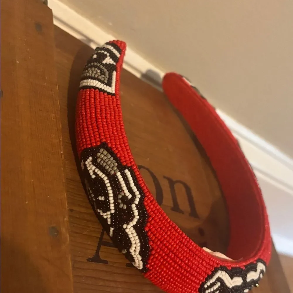 NEW Georgia bulldogs beaded headband